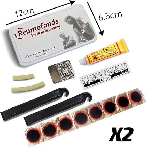 ALMEKAQUZ Bike Tire Repair Kit - M&M
