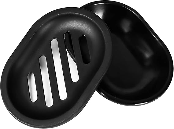 TOPSKY 2 - pack Soap Dish, Soap Holder, Soap Saver, Easy Cleaning, Dry, Stop - M&M