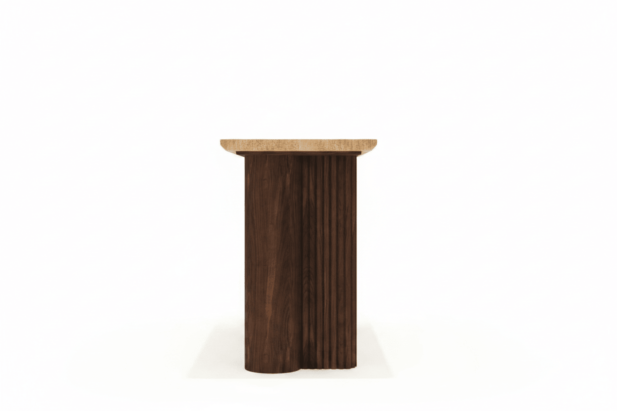 Harper Console Table – Handcrafted Solid Wood | طاولة هاربر الكونسول – خشب صلب مصنوع يدوياً - M&M