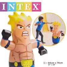 Intex 3D Animated Character Inflatable Bop Bag – 94x74cm - Yellow Hair - M&M