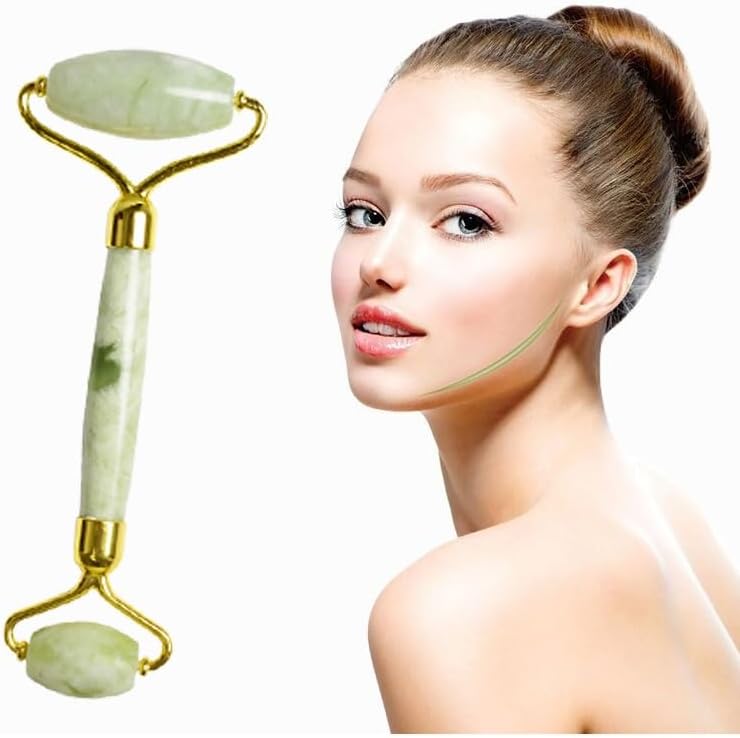 Jade Roller for Face and Gua Sha Set - M&M