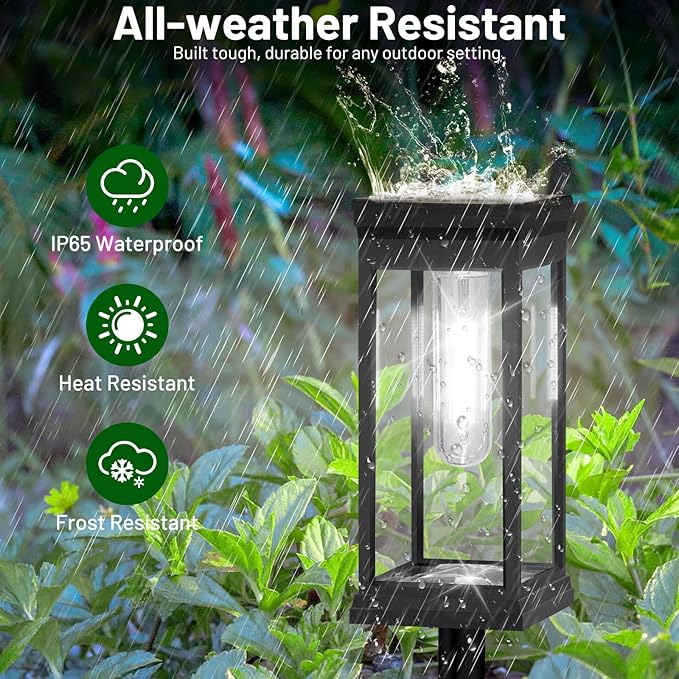 MOMENT 2 Pack Solar Lights for Outdoor Garden - M&M
