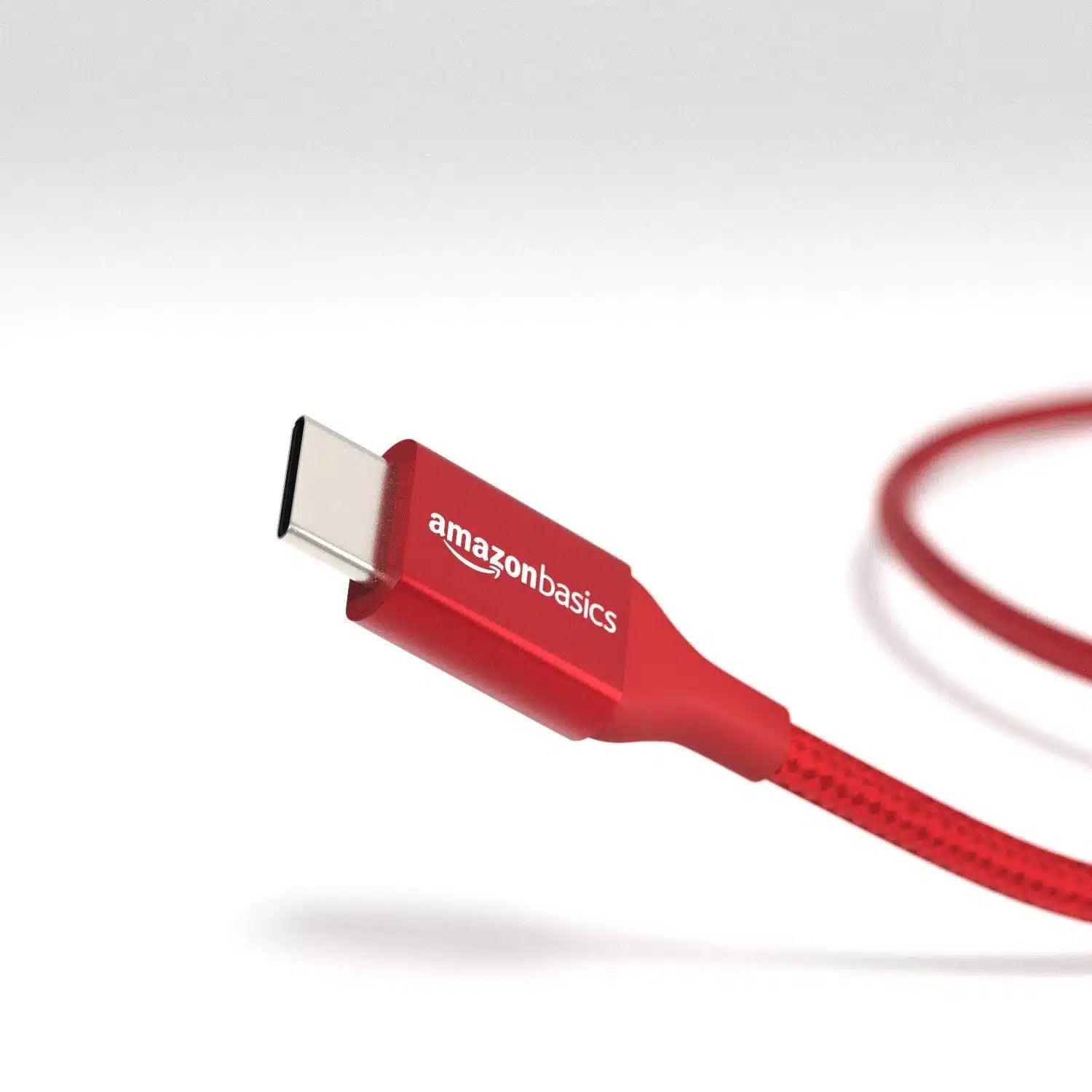 Amazon Basics Double Braided Nylon USB Type - C to Type - A 2.0 Male Cable - M&M