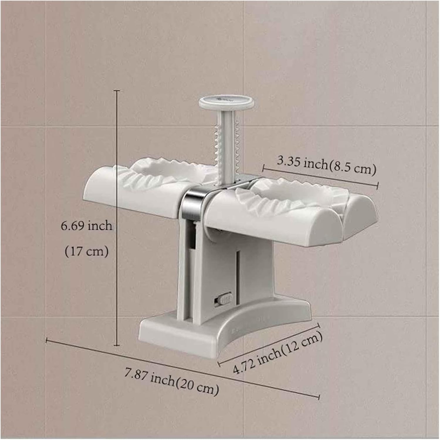WBOOO Double Head Automatic Dumpling Maker – Dumpling Skin Mold & Ravioli Press Tool for Dumplings & Empanadas - M&M
