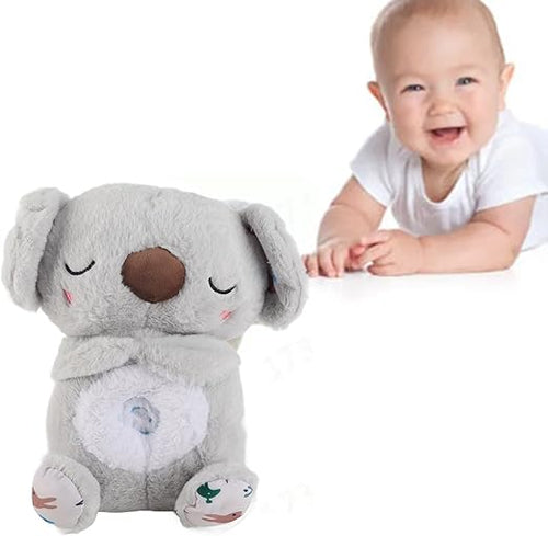 Anxiety Relief Koala, Soothing Breathing Koala Plush Toy with Music Lighting - M&M
