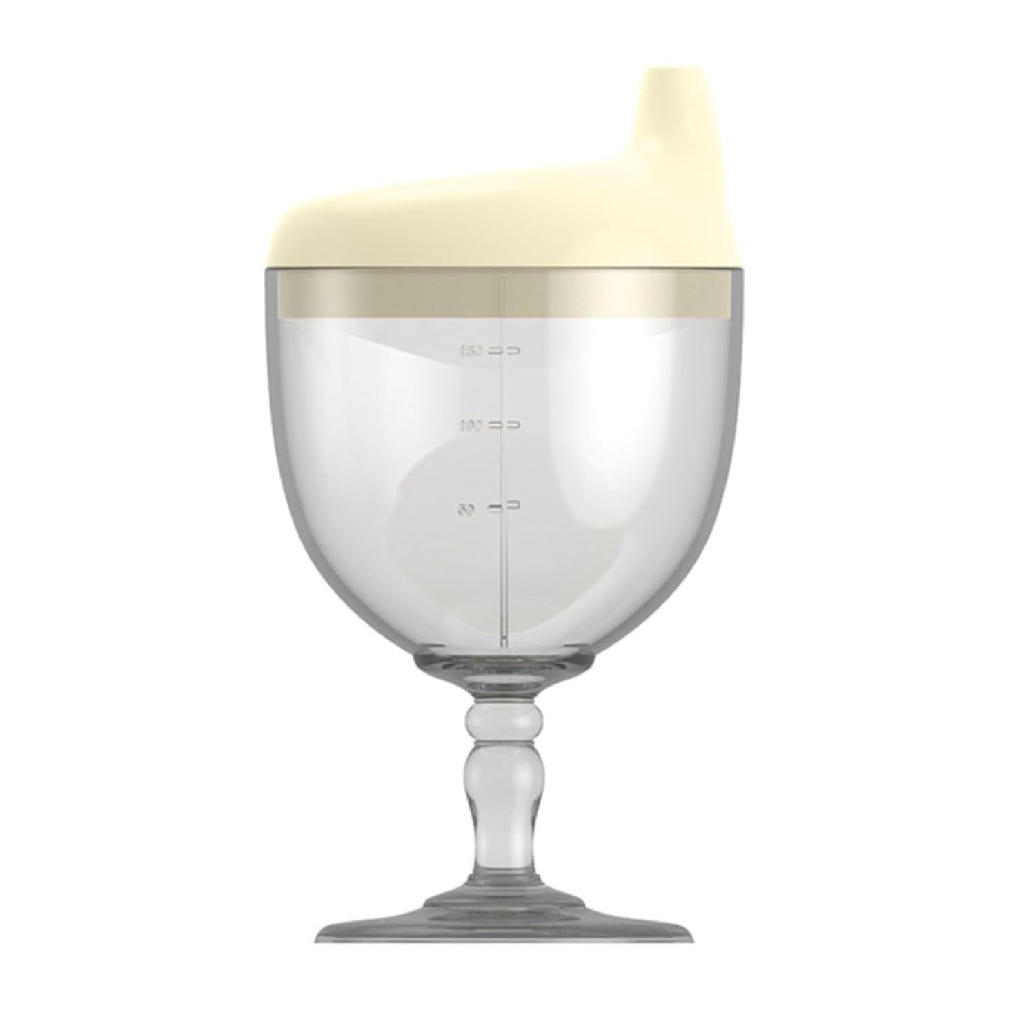 Fancy Wine Glass Sippy Cup Spill Proof for Baby - M&M