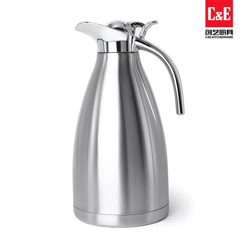 C&E 2L Stainless Steel Thermos - M&M