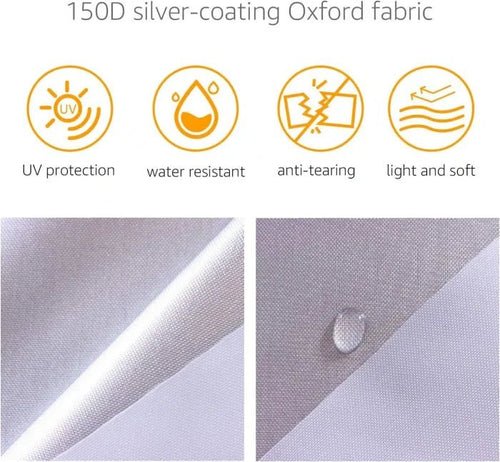 Amazon Basics Silver Weatherproof Car Cover – 150D Oxford, Sedans up to 160″ - M&M
