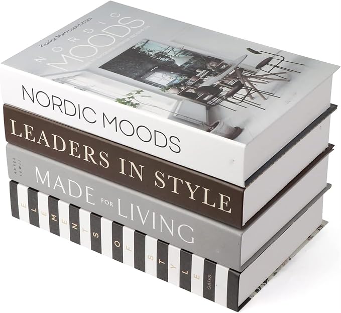 THE WHITE SHOP 4PCS Decorative Books - M&M