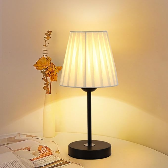 TAME Table Lamp for Bedroom - Bedside Lamps for Nightstand - M&M