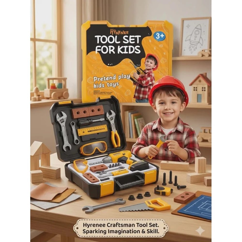 HYRENEE Tool Set For Kids - M&M