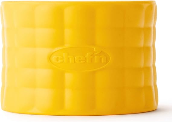 Chef'n Cob Corn Stripper, Sweetcorn Kernel Remover Tool, Yellow, 7 x 5 cm - M&M
