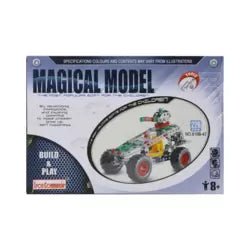 Magical Model Build & Play Creative Toy Set for Kids - 226 Pieces of Educational Building Blocks for DIY Construction, STEM Learning, and Imaginative Play - M&M