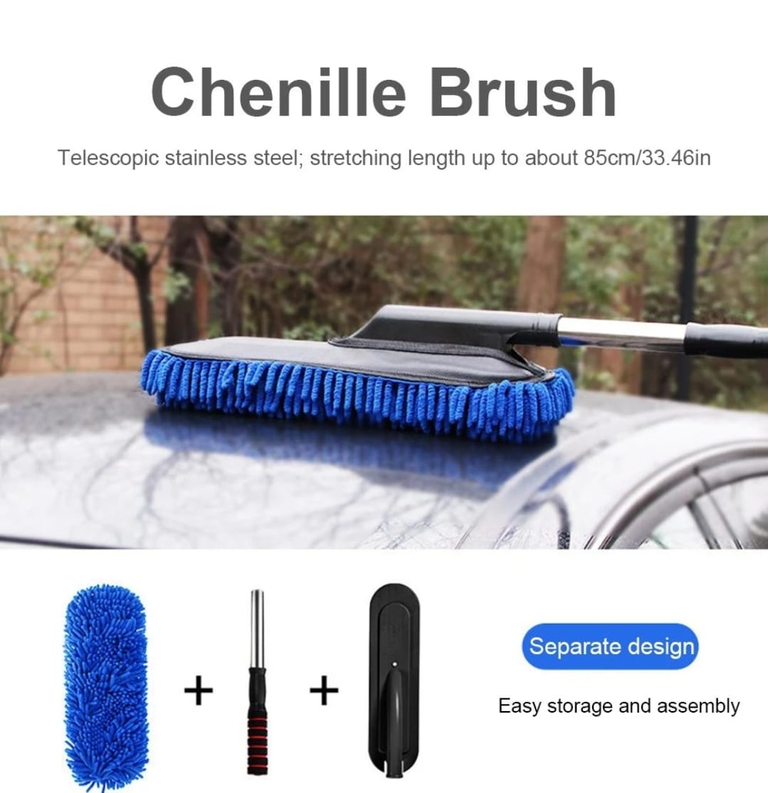Telescopic Chenille Car Duster Brush - M&M