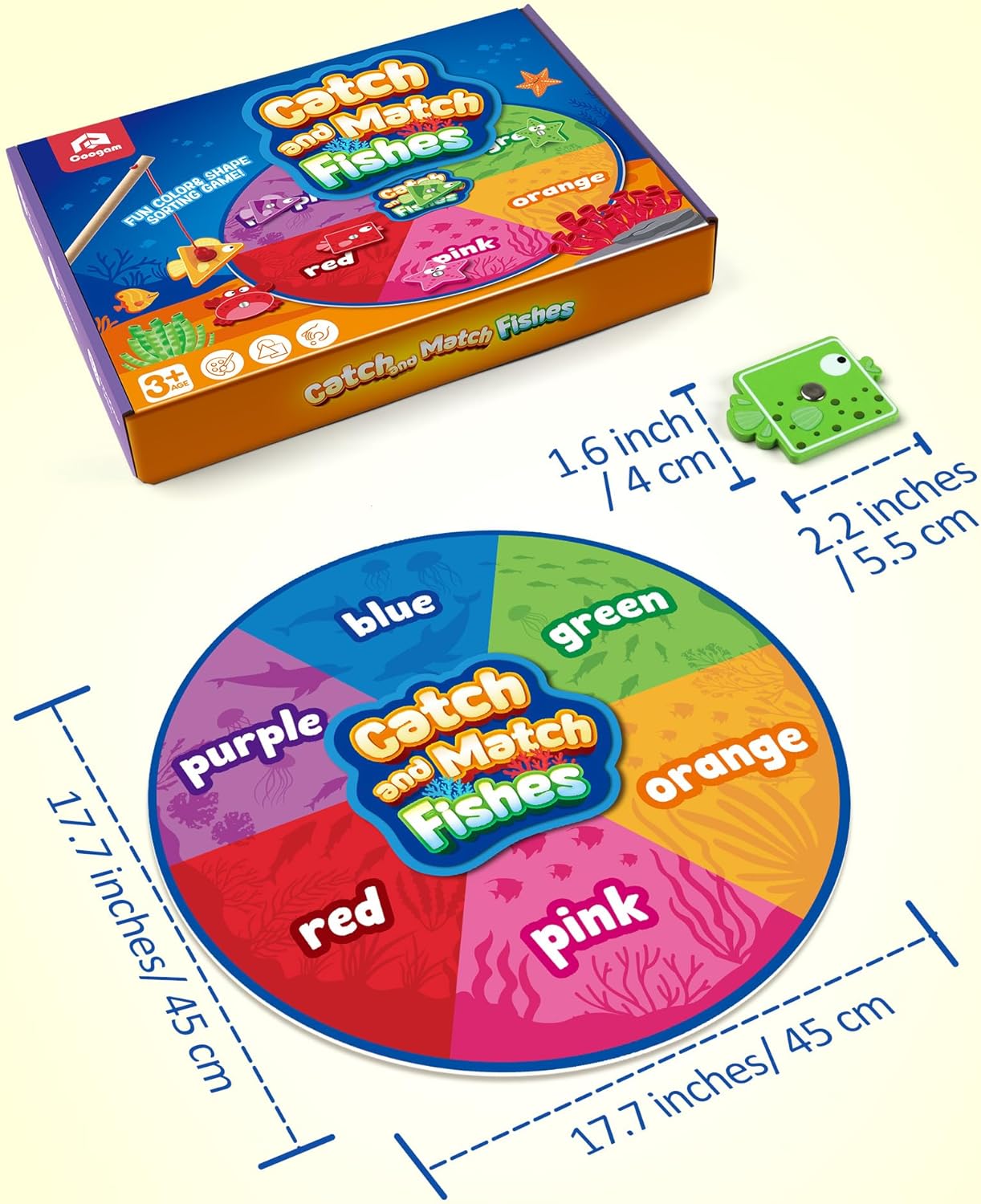 Coogam Montessori Toy for Toddlers - M&M