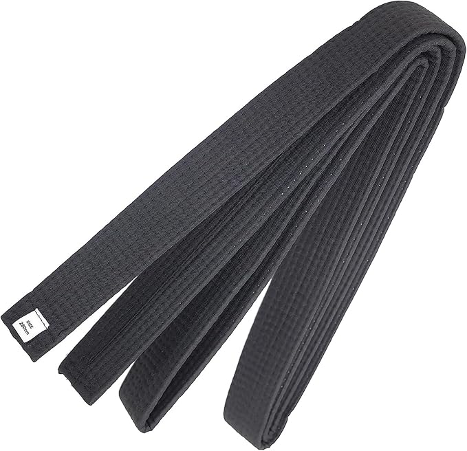 THE WHITE SHOP 110 Inch Black Karate Belt - M&M