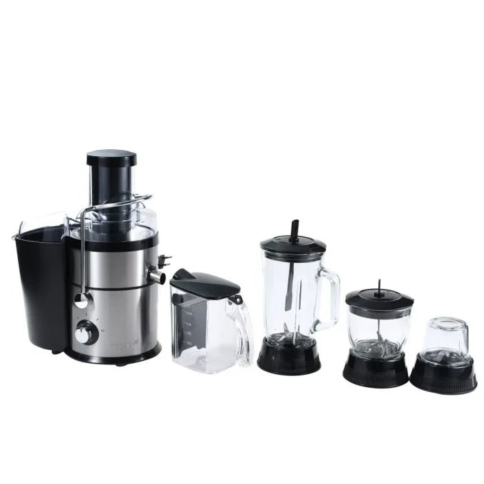 kolax 4 in 1 Blender and slow juicer for Kitchen, Small Electric Food Chopper for Meat and Vegetable, 1800W High Speed motor with 2 Speeds and Pulse for Smoothies and Shakes - M&M