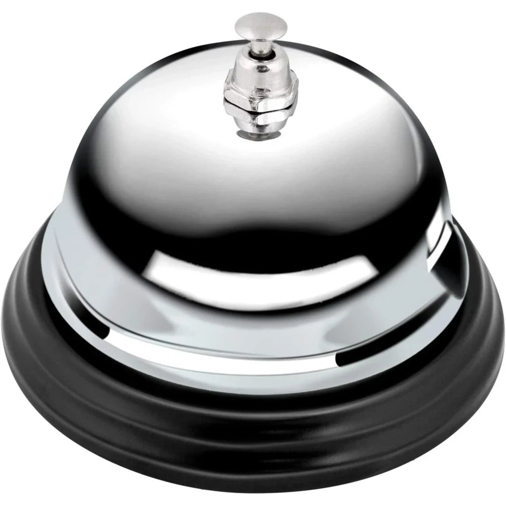 Amazon Basics Metal Call Bell, 8 cm x 8 cm x 5.5 cm - M&M