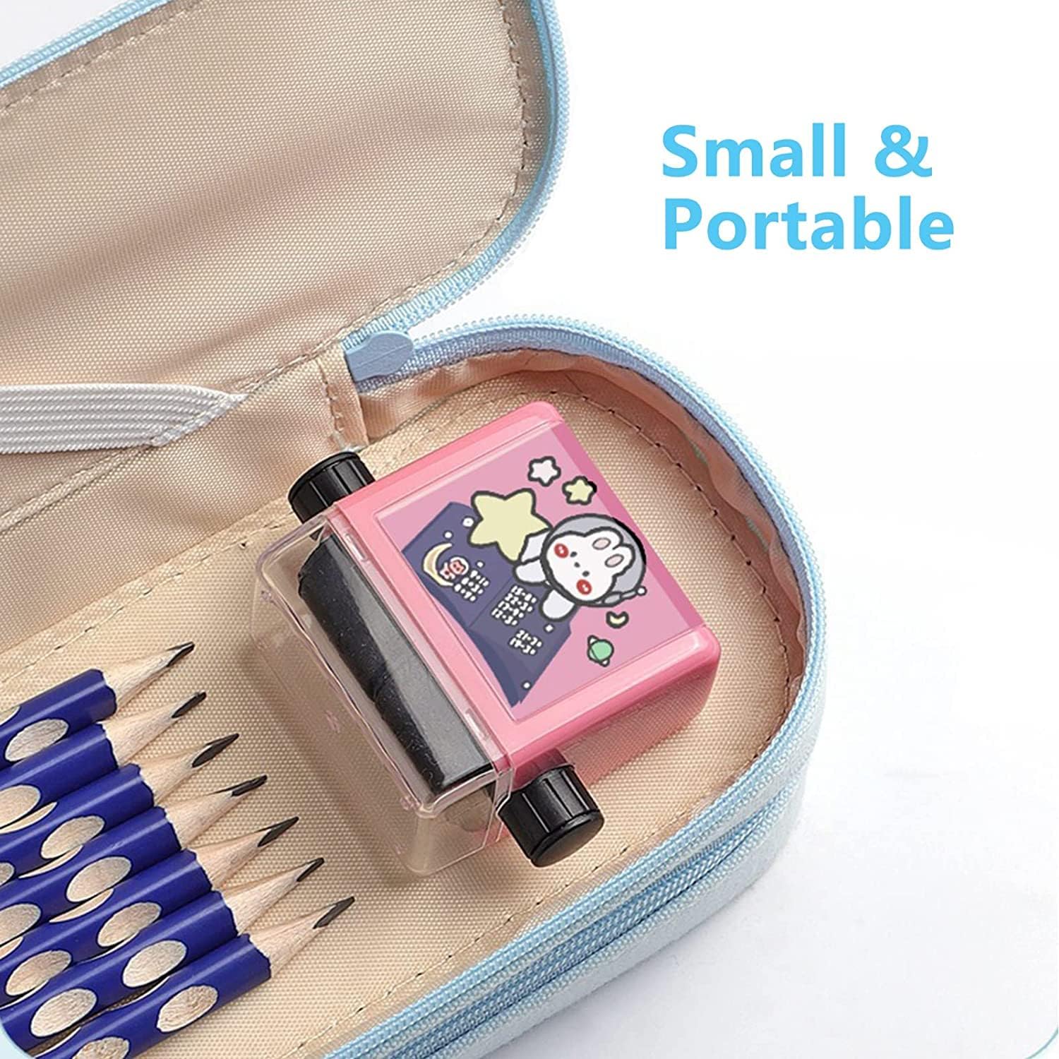 Digital Teaching Roller Stamp – Adjustable Addition & Subtraction Math Rolling Stamp for Kids, Preschool & Home School Learning - M&M