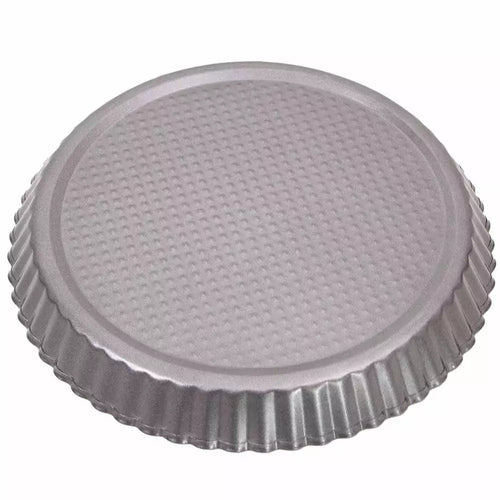 AVCI Non - Stick Quiche and Jerry Tart Pan, 28 x 3cm Premium Aluminium Bakeware with Quick Release Coating and Easy Clean Surface - Professional Kitchen Baking Gadget - M&M