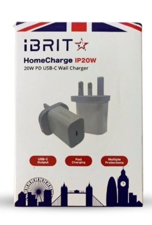 iBrit HomeCharge IP20 mains charger adapter - M&M