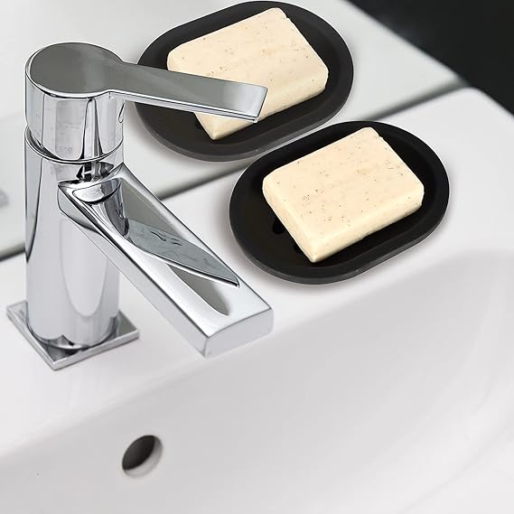 TOPSKY 2 - pack Soap Dish, Soap Holder, Soap Saver, Easy Cleaning, Dry, Stop - M&M