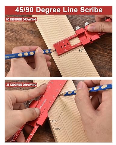 Woodworking Ruler Precision Pocket Rule - M&M