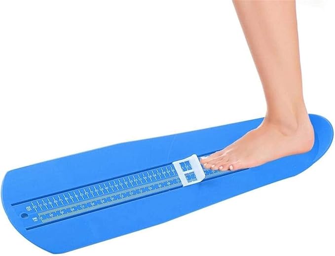 Universal Foot Measuring Device & Shoe Sizer Ruler for Infants, Kids, Men & Women – Accurate Foot Measurement Tool for Standard Shoe Sizes 8 - 52 - M&M