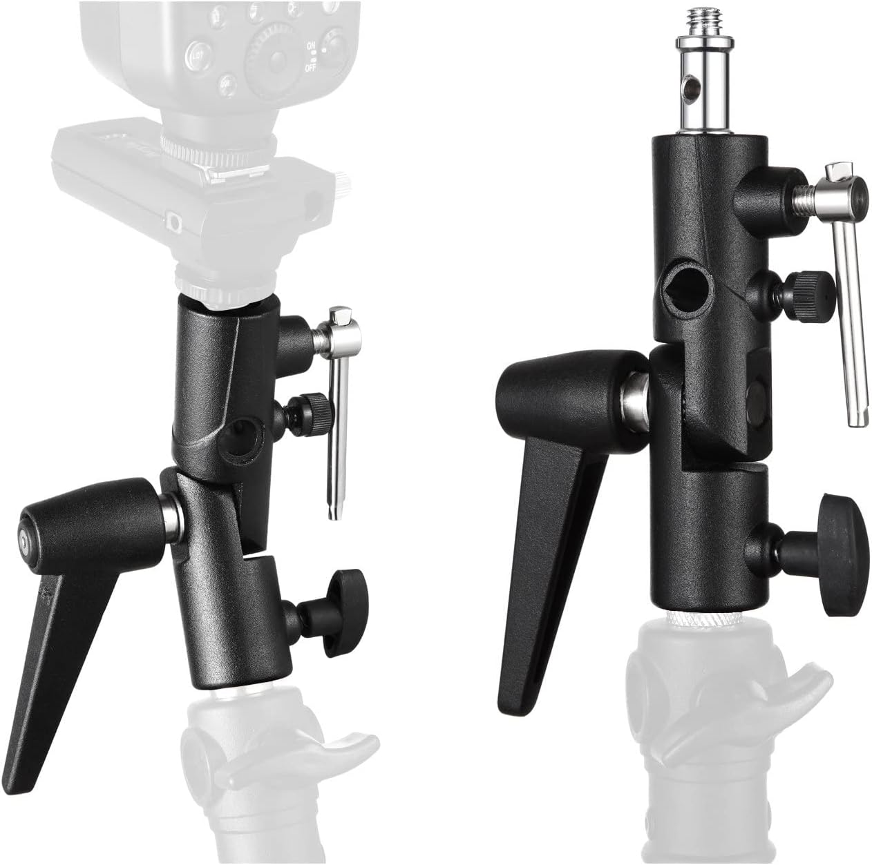 eWINNER H - Type Camera Flash Bracket 180°Swivel Mount Umbrella Holder - M&M