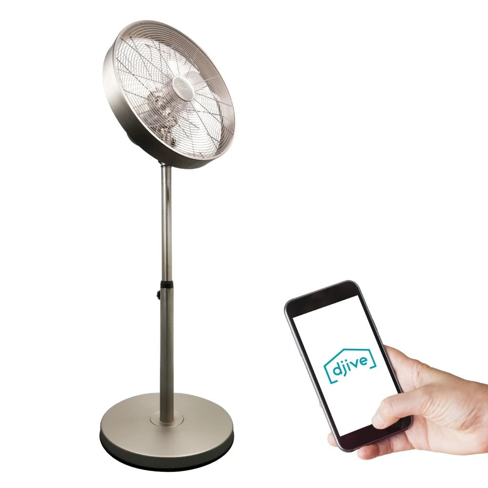 Djive Flowmate Classic 120 Pedestal Fan – Quiet & Powerful Standing Fan for Home & Office | UAE - M&M