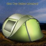 Camping Tent 4 Person Dome Tent Instant Tent for Camping with Waterproof, Windproof, Carry Bag,Lightweight for Camping, Backpacking & Hiking Family Outdoor - M&M