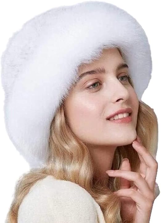 XBAILAZ Women's Winter Furry Hat - M&M