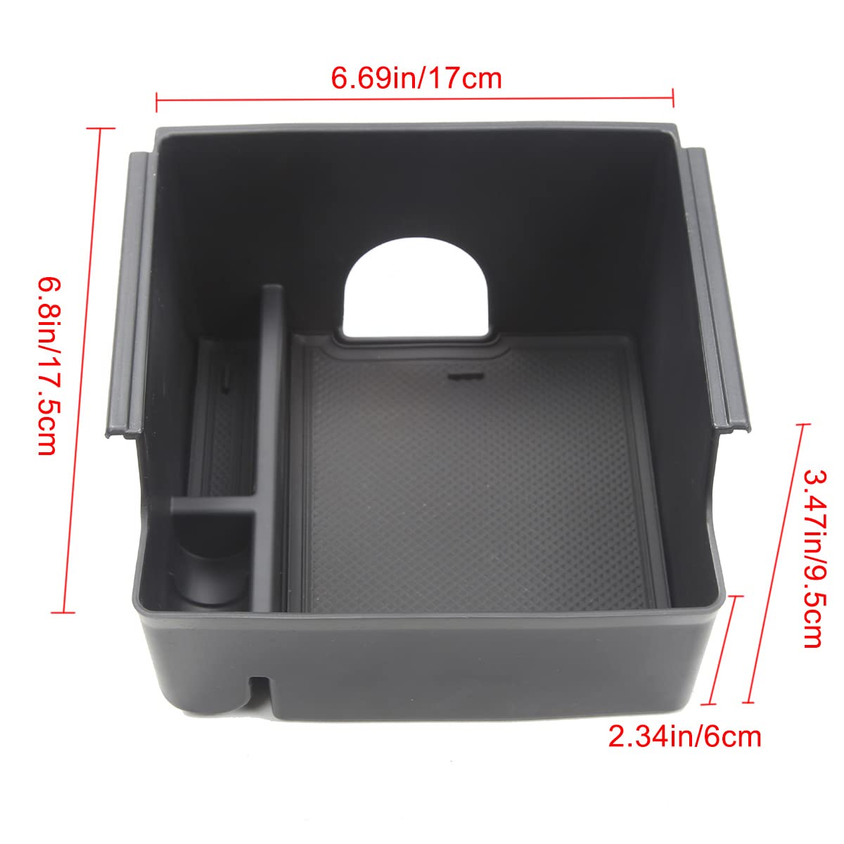 YIKUN Center Console Organizer for Ford Bronco 2021 2022 Accessories - M&M