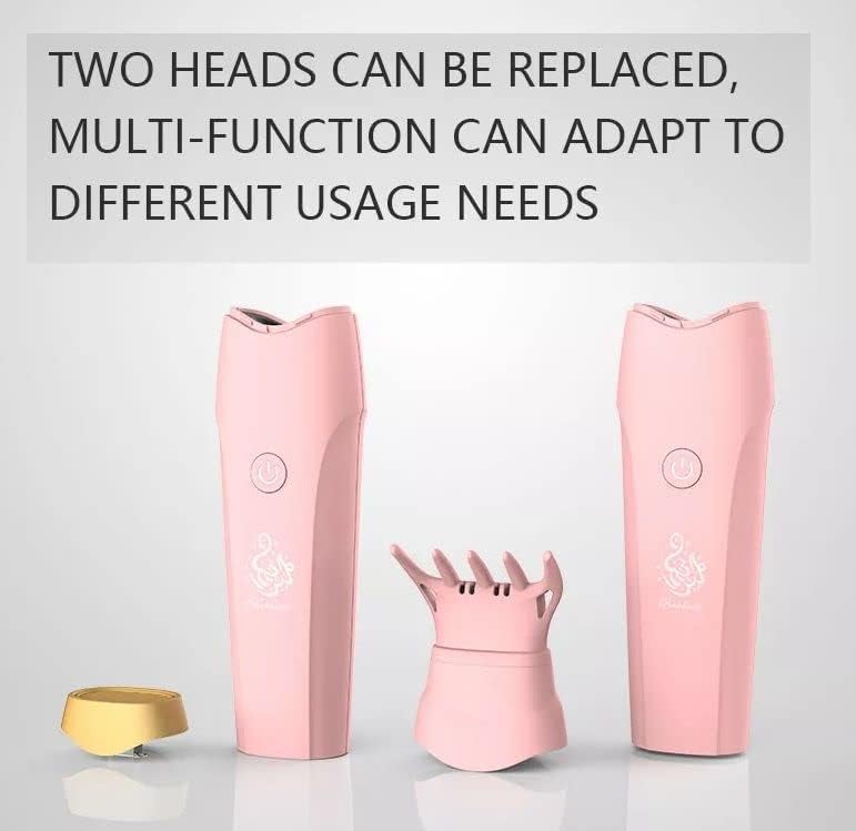 BoSidin USB Rechargeable Bakhoor Comb Incense Burner – Portable Electric Aromatherapy Device for Home, Office & Car, X007 (Pink) - M&M