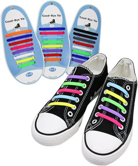 Lazy Tying - Free Elastic Shoelaces - M&M