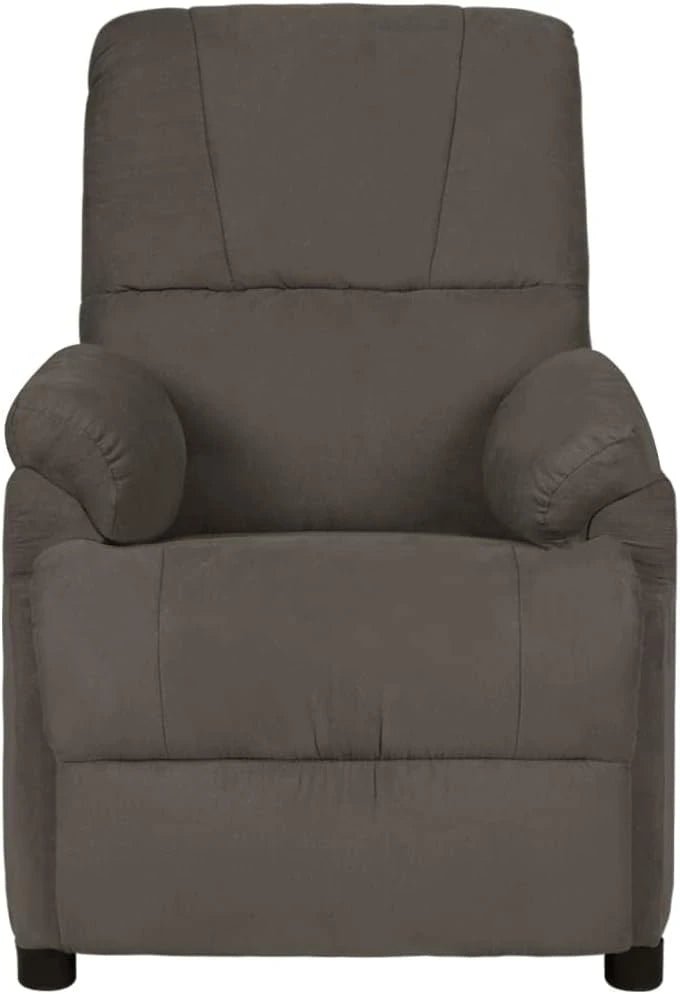 vidaXL Massage chair dark grey faux suede - M&M
