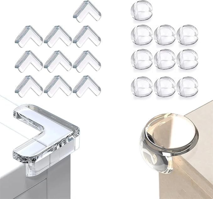 Premium 19 - Pack Transparent Corner Protectors - M&M