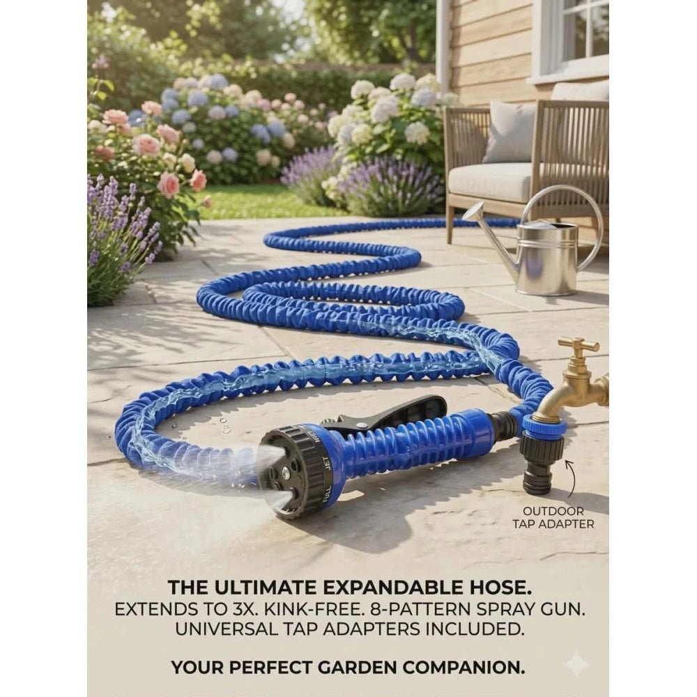 Flexible Expanding Water Hose Garden Hose Shrink Expandable Flexible Water - M&M