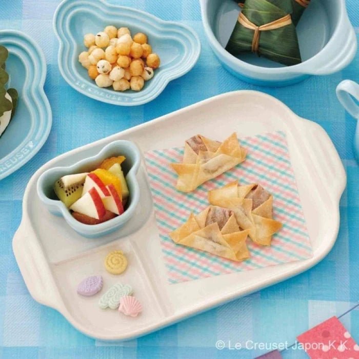 5 - Piece Ceramic Kids Tableware – Bowl, Plate, Cup & Spoon Set - M&M