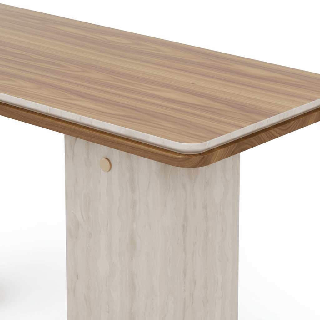 Harper Console Table – Handcrafted Solid Wood - M&M