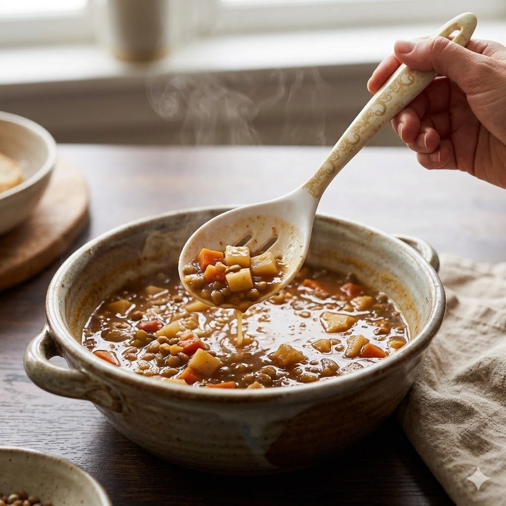 Sturdy Heat - Resistant Melamine Serving Ladle & Rice Spoon – White – Break - Resistant - M&M