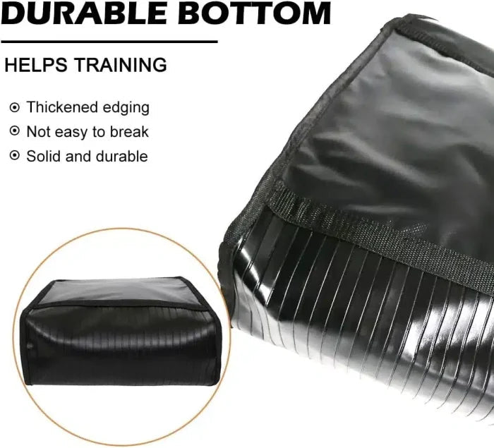 NAIZEA Adjustable Weight Sled Trainer – Speed & Resistance Training Sled with 4 Sandbags | Indoor Sprinter Workout Equipment - M&M