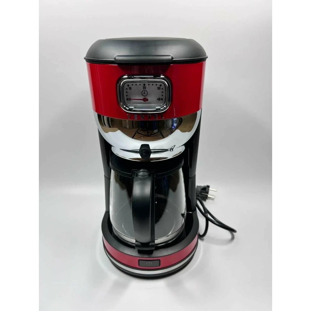 Vestel RETRO FK12K Coffee Maker – Stylish Retro Design Drip Coffee Machine for Home & Office | UAE - M&M