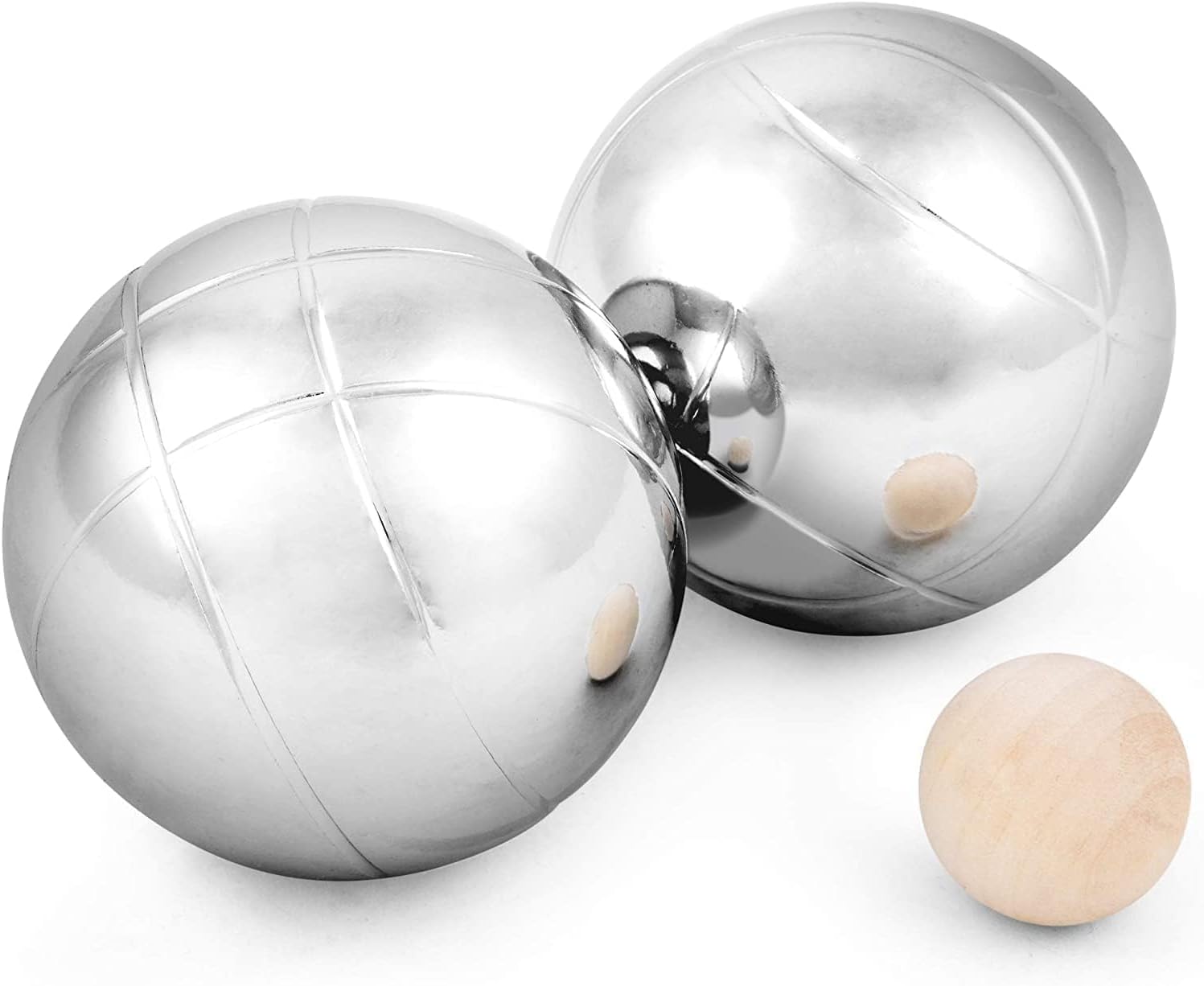 THE WHITE SHOP Bocce Set, Boules Large Action Game Outdoor Games for Adults - M&M