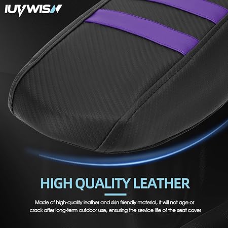 Dirt Bike Seat Cover for Surron Sur Ron Light Bee X/S Electric Bike Purple - M&M