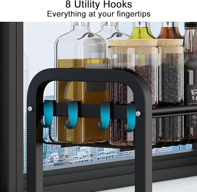 2 - Tier Foldable Metal Spice Rack - M&M