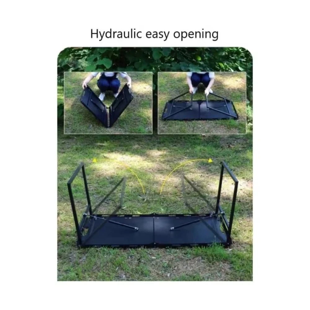 Hydraulic Folding Tactical Camping Table - M&M