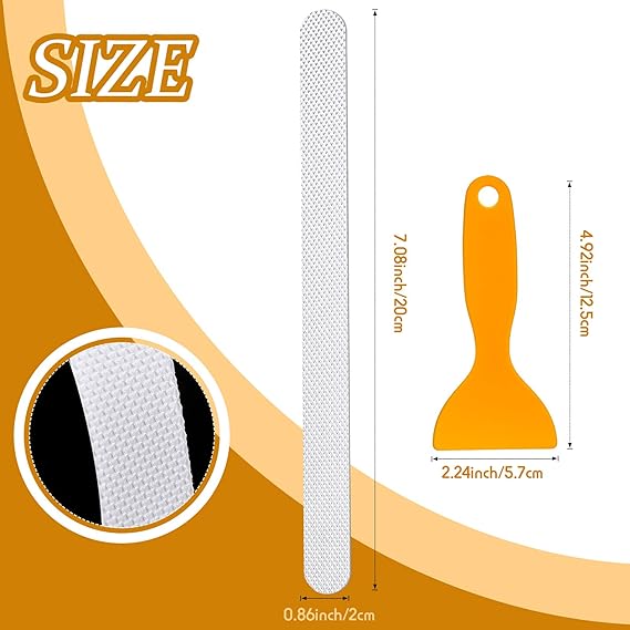 72 Pieces Anti Slip Shower Stickers Set - M&M