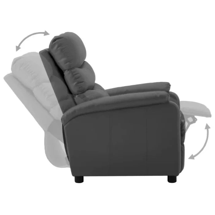 vidaXL Electric Reclining Chair Faux Leather Reclining Sofa Multi Colours - M&M