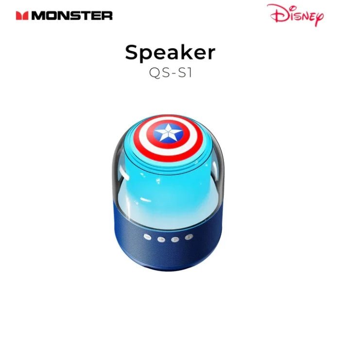 Disney QS - S1 Portable Bluetooth Speaker – Cute Wireless Mini Speaker for Kids & Music Lovers | UAE - M&M